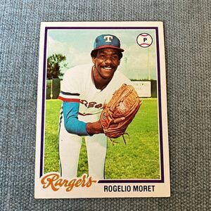 1978 Topps Texas Rangers Baseball Card Trading Card